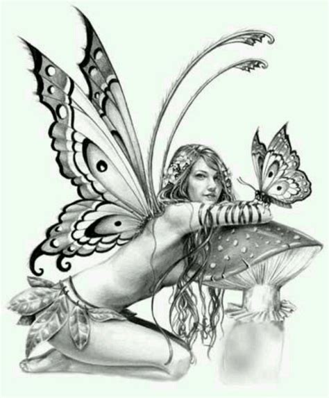 fairy tattoo template|exotic fairy drawings tattoo.